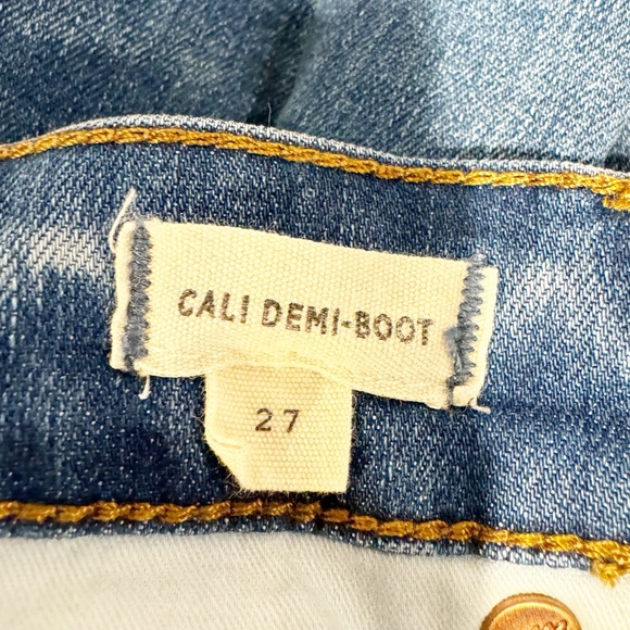 Madewell | Cali Demi-Boot Jeans in Bronson Wash: Button-Front Edition J0533 Sz27 - Picture 9 of 12